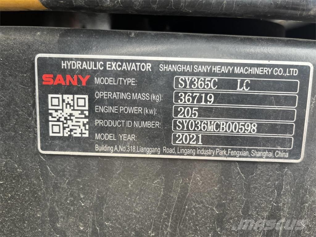 Sany SY365C Гусеничні екскаватори