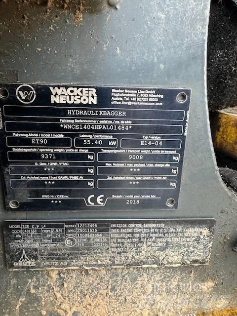 Wacker Neuson ET 90 Гусеничні екскаватори