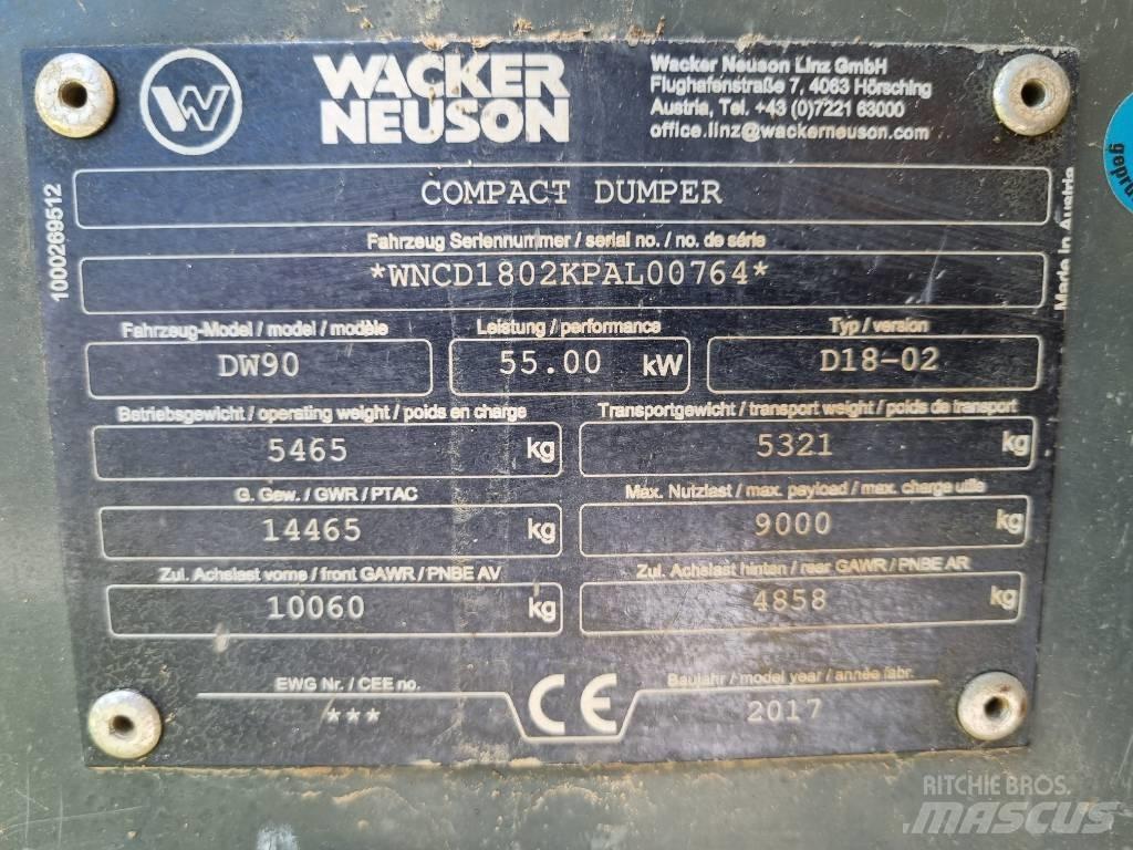 Wacker Neuson DW 90 Міні самоскиди