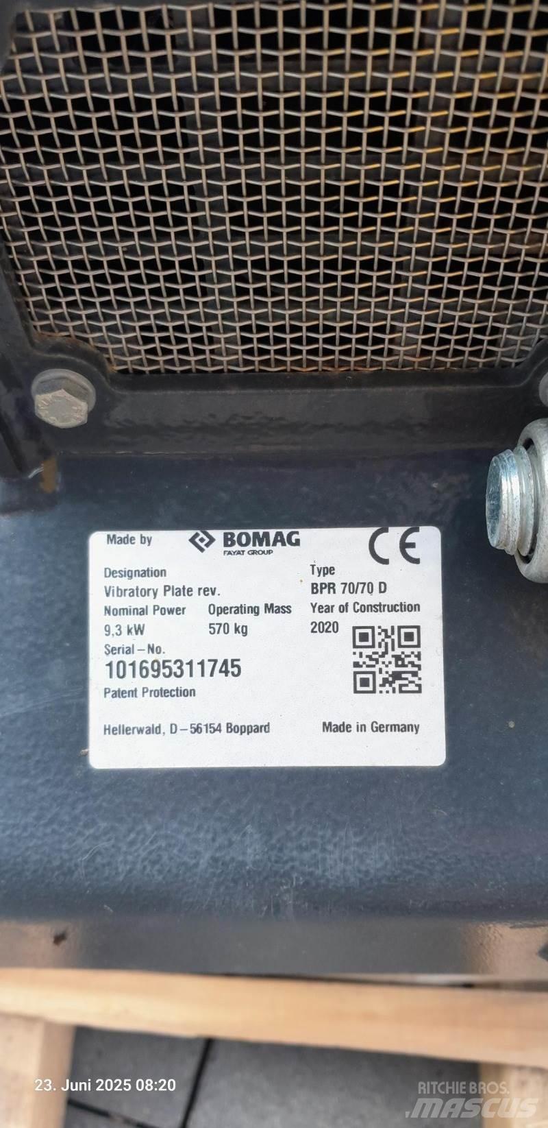 Bomag BPR 70/70 DE Віброплити та вібротрамбовки