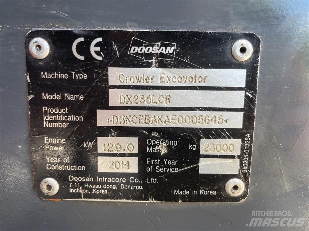 Doosan DX 235 LCR Гусеничні екскаватори