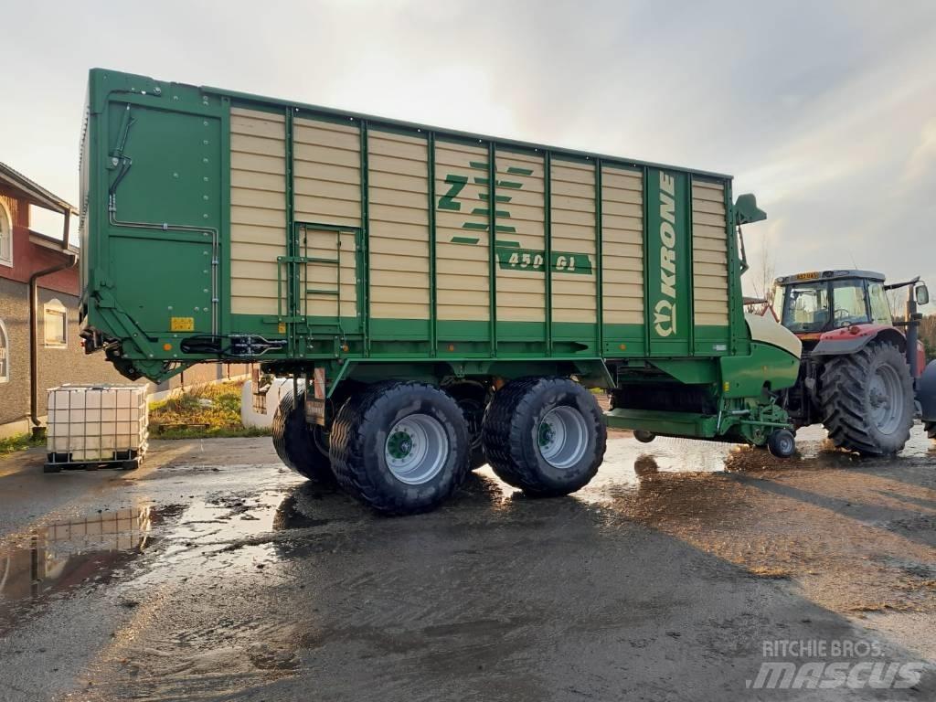 Krone ZX450GL Причепи із самозавантаженням