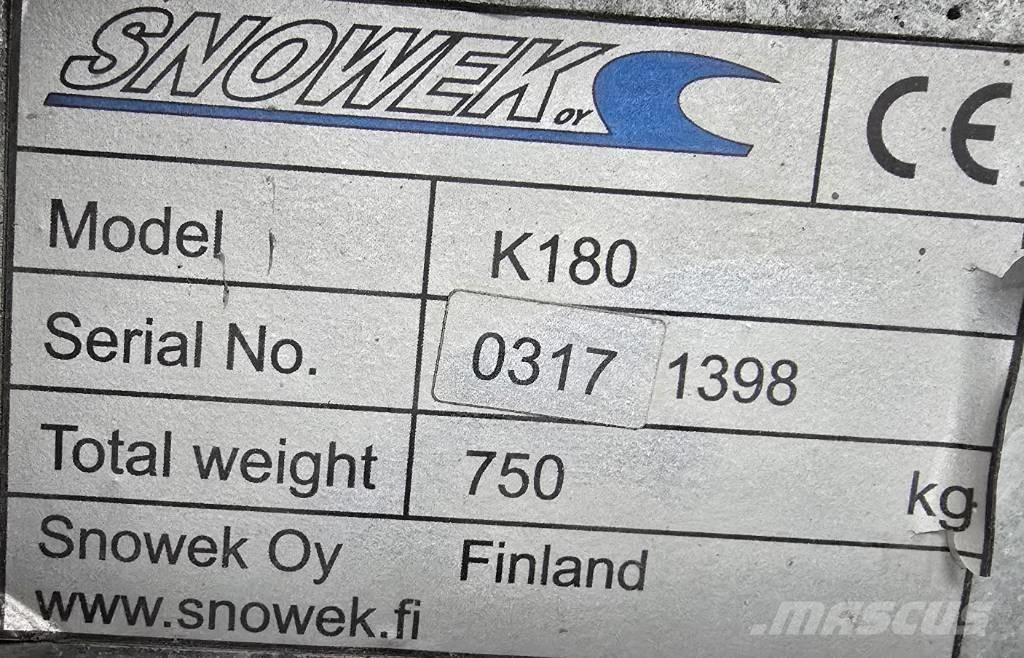 Snowek K180 Інше дорожнє і снігозбиральне обладнання