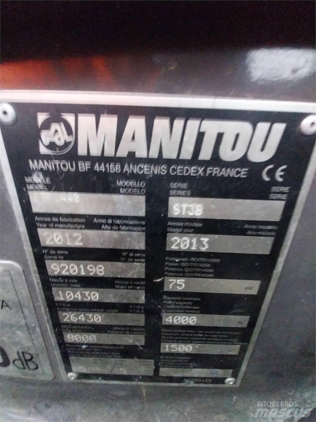 Manitou MT1440 Телескопічні навантажувачі