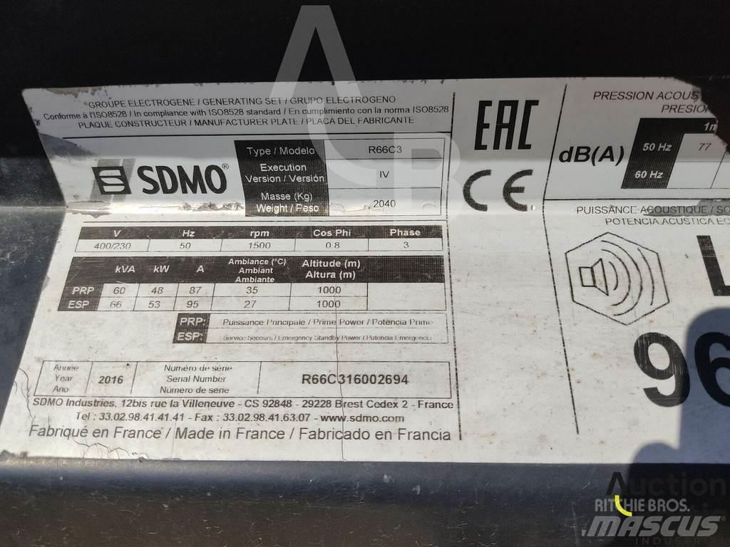 Sdmo R66C3 Дизельні генератори