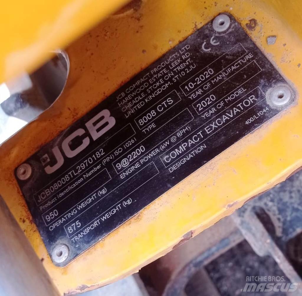 JCB 8008 CTS Міні-екскаватори < 7т
