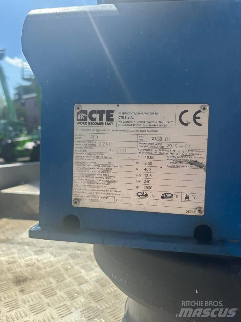 CTE ZED 21.2 JH Автовишки на базі вантажівки
