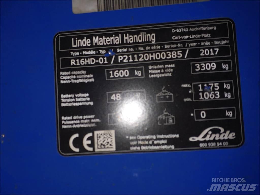 Linde R16HD Річ-трак із високим підйомом