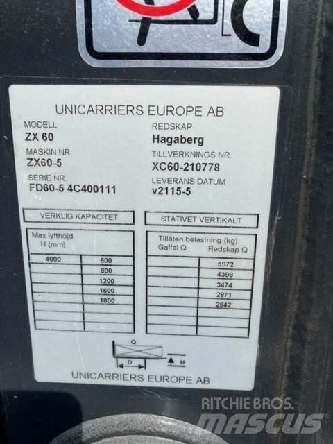 UniCarriers DX60-5 Дизельні навантажувачі