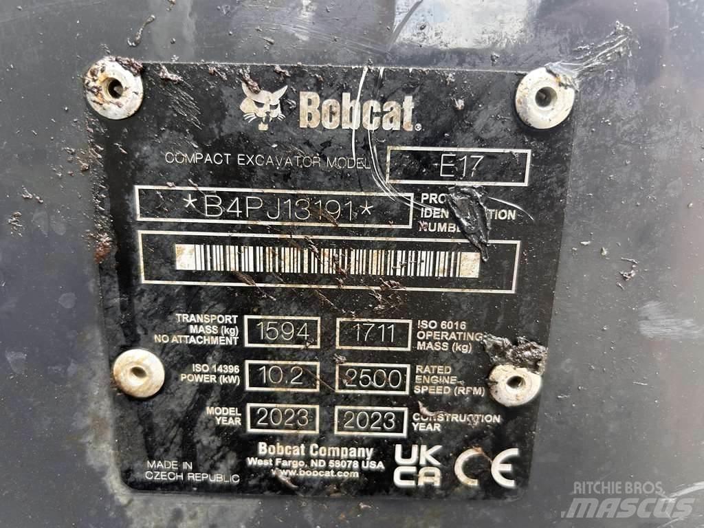 Bobcat E17 Міні-екскаватори < 7т