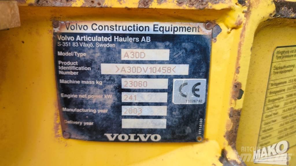 Volvo A 30 D Зчленовані самоскиди