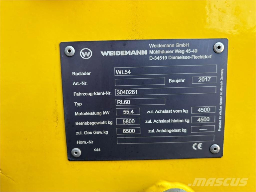 Wacker WL 54 Фронтальні навантажувачі