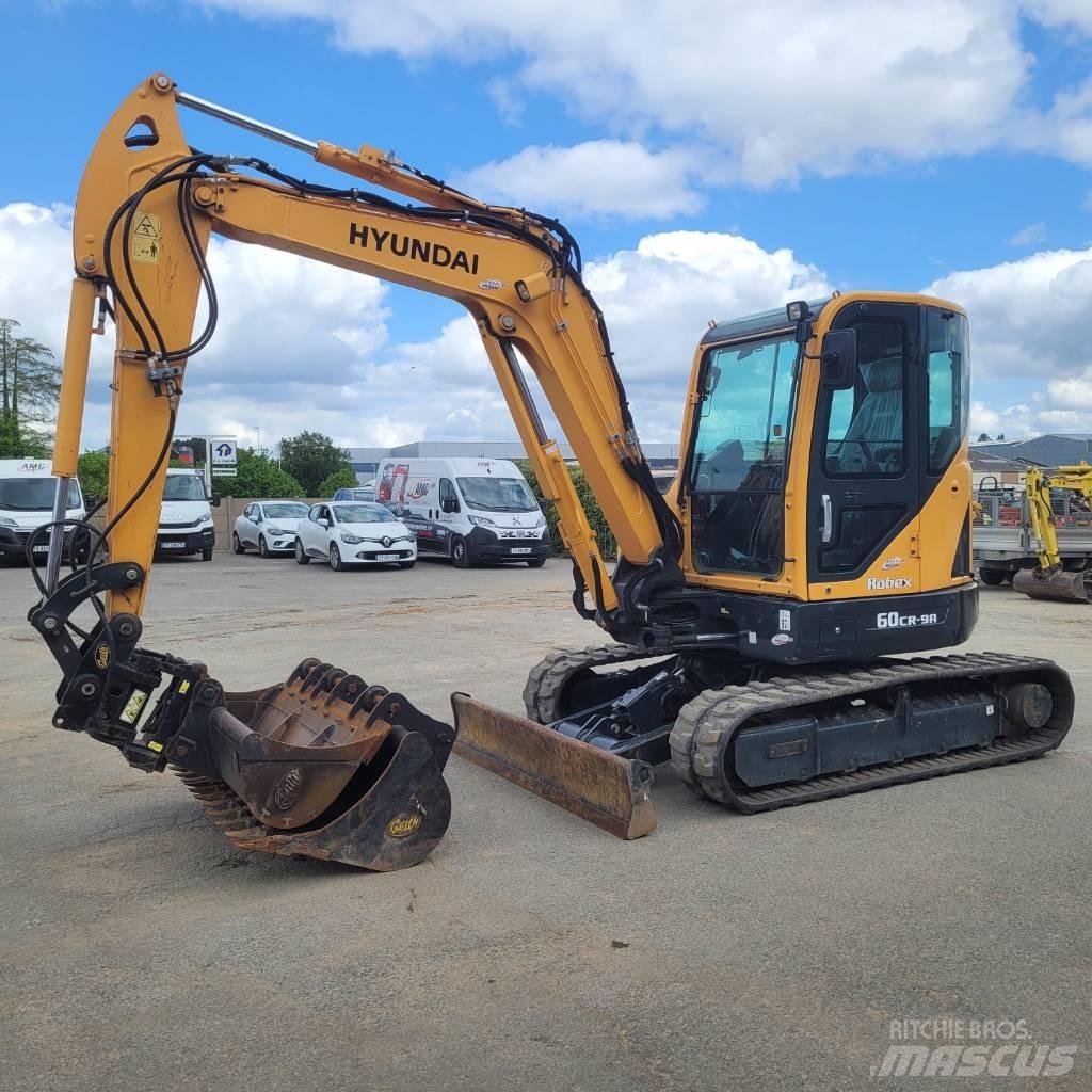 Hyundai R60CR9 Міні-екскаватори < 7т