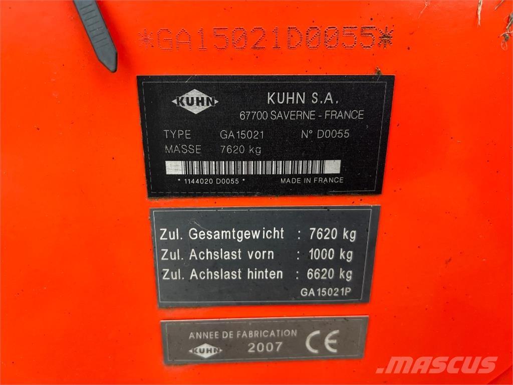 Kuhn GA 15021 Прибиральні комбайни