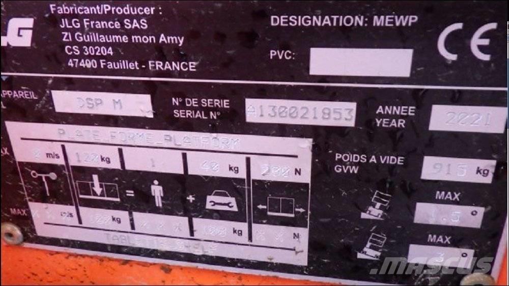 JLG DSP-M Висотні комісіонери