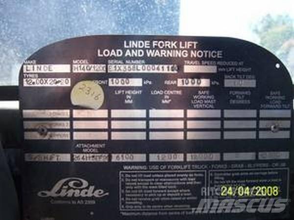 Linde H140/1200 Навантажувачі для контейнерів