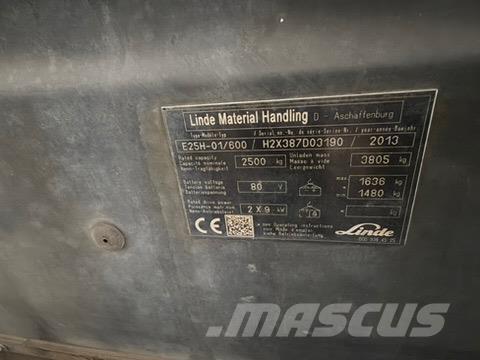 Linde E25H-01/600 Електронавантажувачі