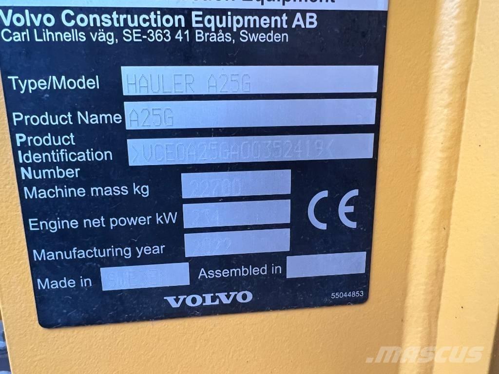 Volvo A25G Зчленовані самоскиди