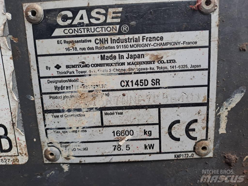 CASE CX145D SR Гусеничні екскаватори
