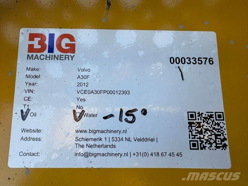 Volvo A30F Зчленовані самоскиди