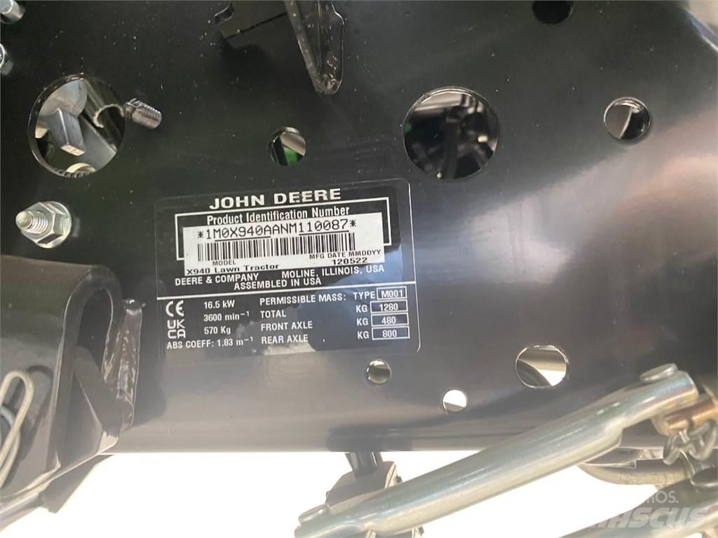 John Deere X940 Косилки
