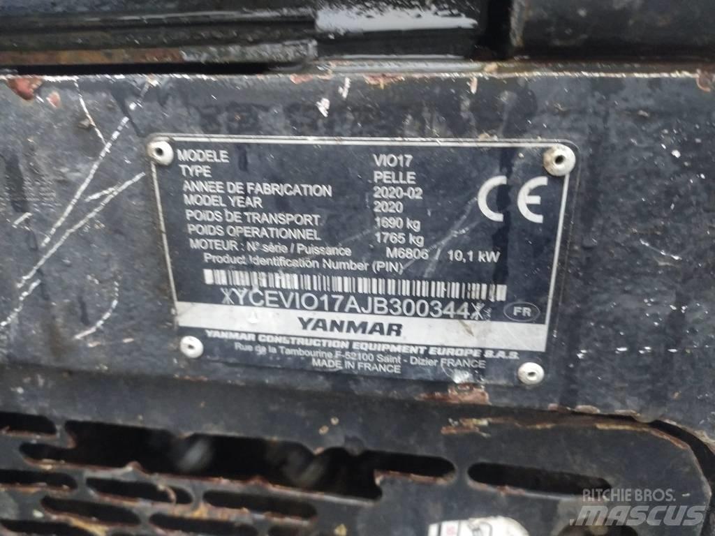 Yanmar Vio 17 U Міні-екскаватори < 7т