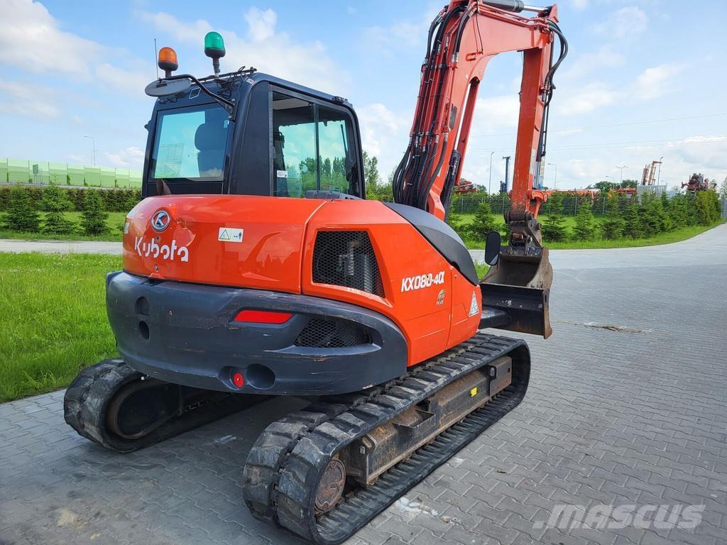 Kubota KX080-40 Міні-екскаватори < 7т
