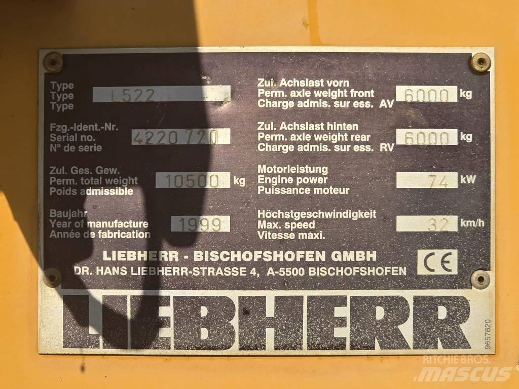 Liebherr L522 Фронтальні навантажувачі