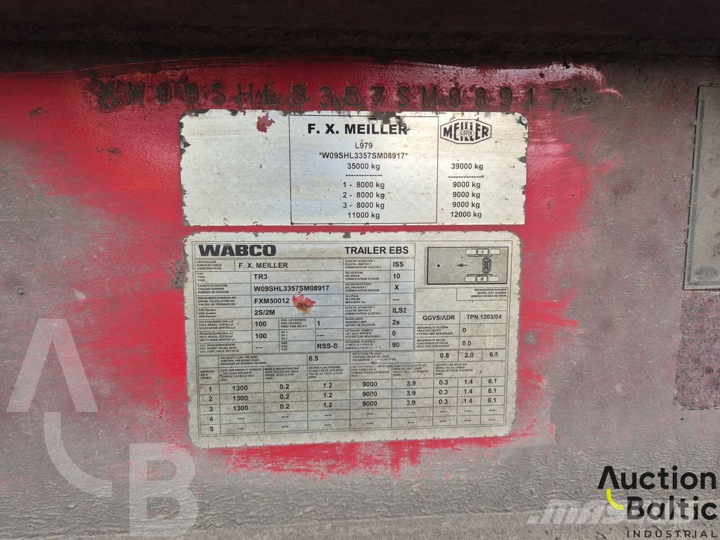 Meiller MHPS 41/3 Тентовані напівпричепи