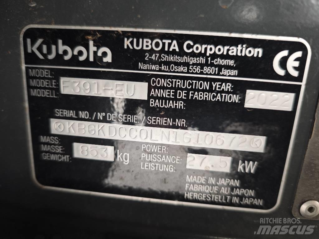 Kubota F 391 Самохідні газонокосарки