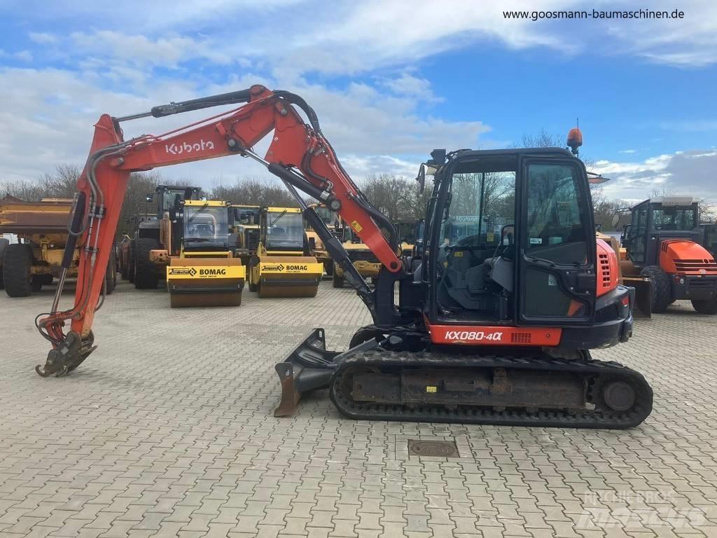 Kubota KX080-4a Середні екскаватори 7т. - 12т.
