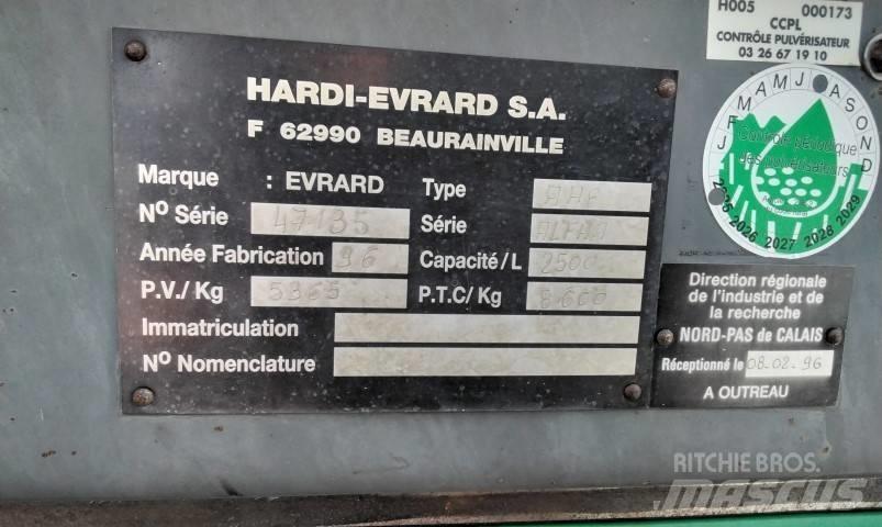 Evrard Alpha 2500 Самохідні обприскувачі
