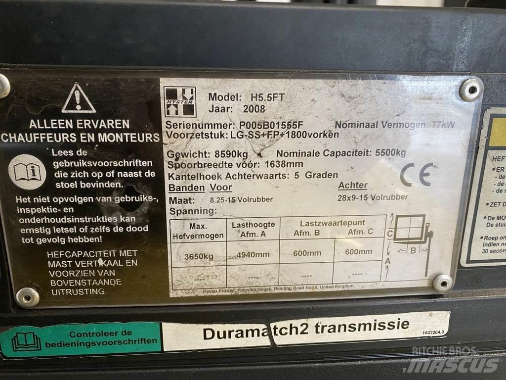 Hyster H5.5FT Газові навантажувачі