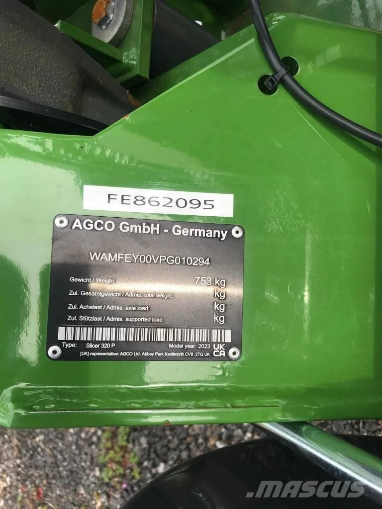 Fendt Slicer 320 P Косилки