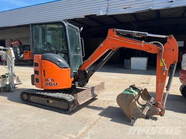 Hitachi ZX 26 Міні-екскаватори < 7т