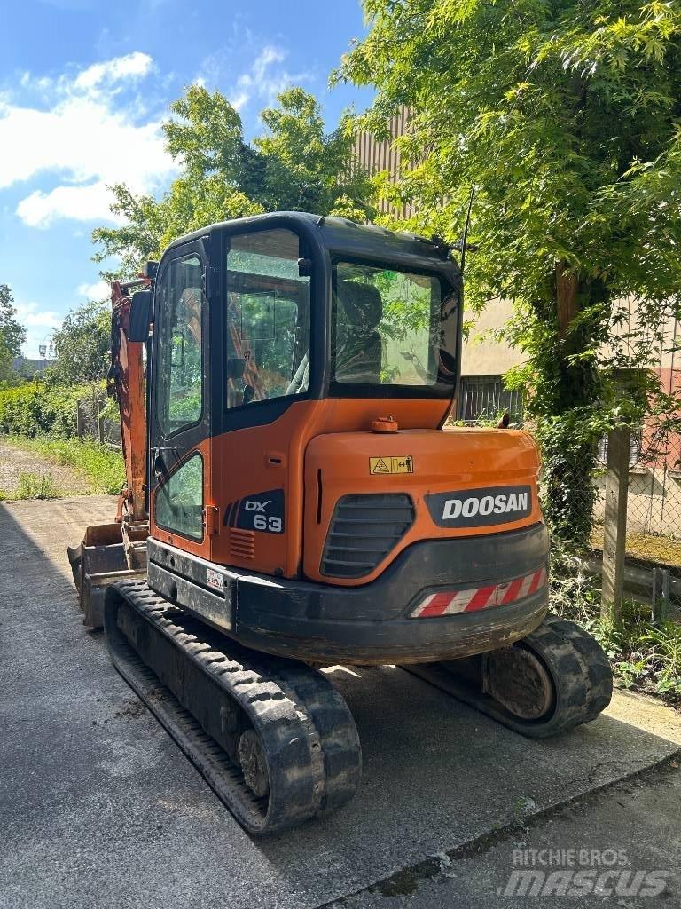 Doosan DX 63-3 Міні-екскаватори < 7т