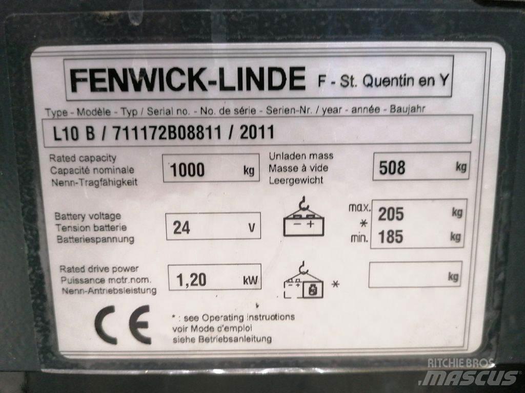 Linde L10B Ручний візок