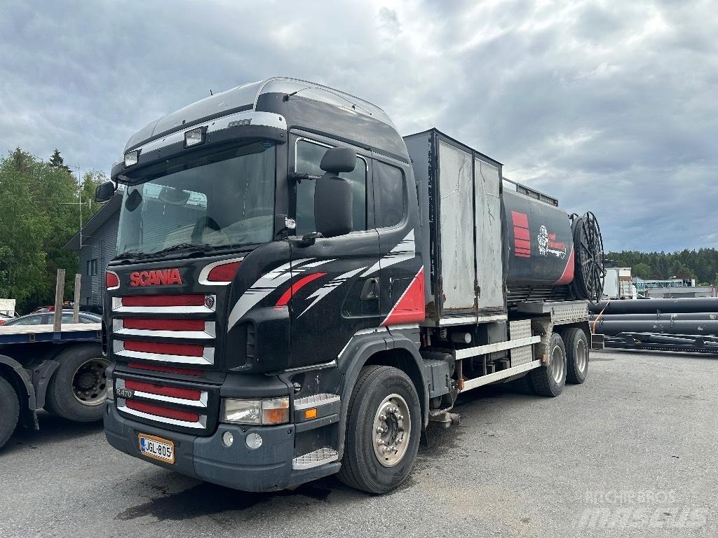 Scania R470 6x2 Комбі/Вакуумні вантажівки