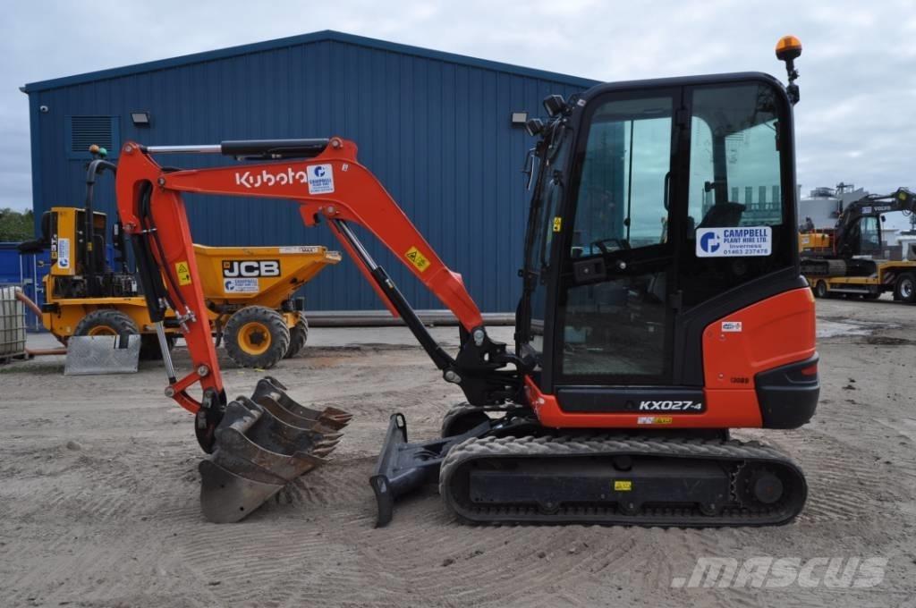 Kubota KX 027-4 Міні-екскаватори < 7т