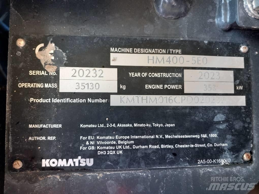 Komatsu HM400-5E0 Зчленовані самоскиди