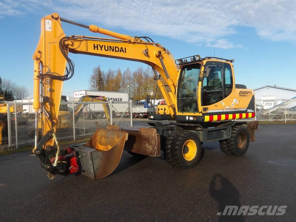 Hyundai R 140 W Колісні екскаватори