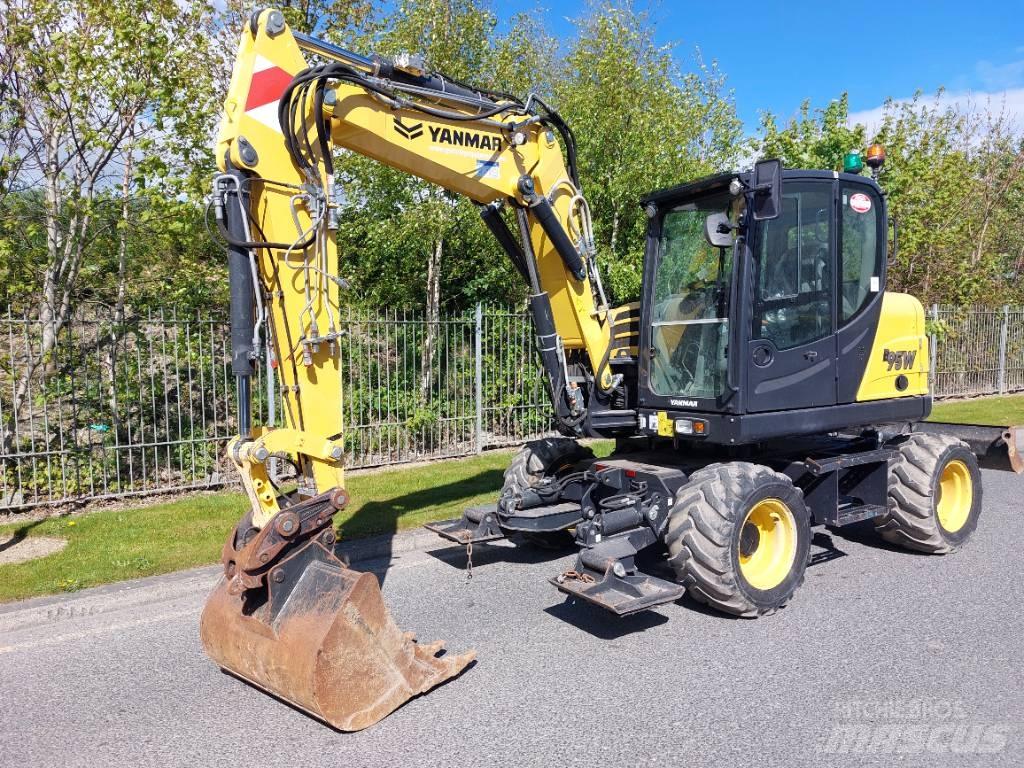 Yanmar B95W Колісні екскаватори