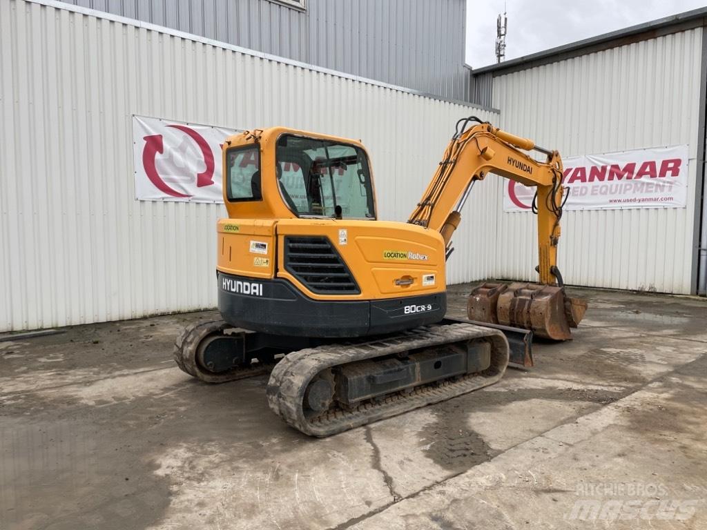 Hyundai R80CR-9 Середні екскаватори 7т. - 12т.