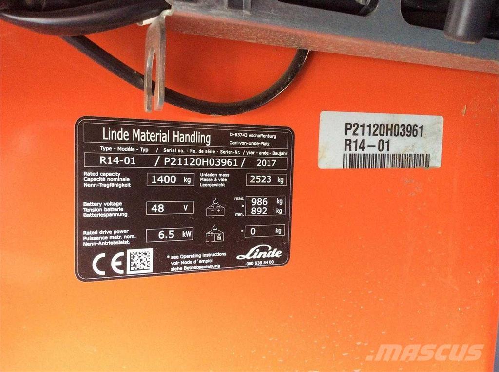 Linde R14 Річ-трак із високим підйомом