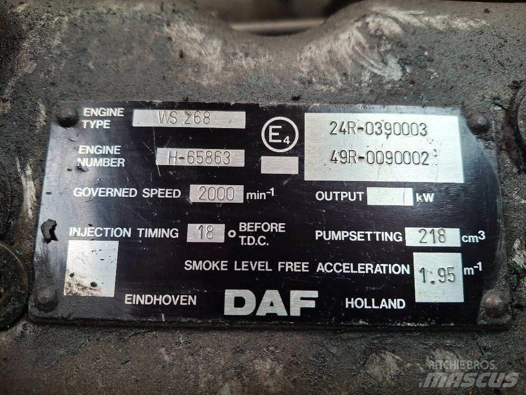 DAF WS268 Двигуни