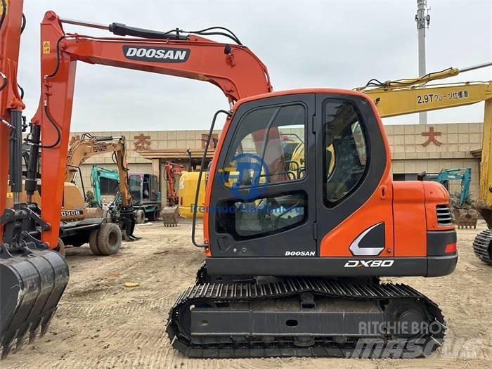 Doosan DX 80 Міні-екскаватори < 7т