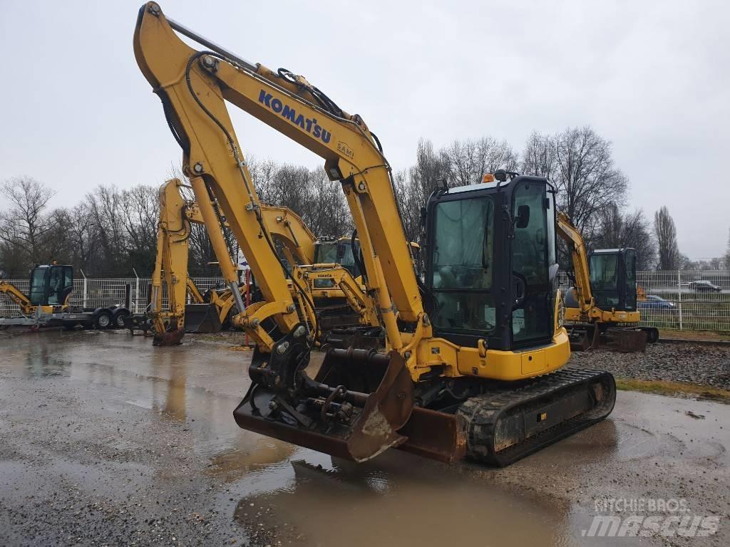 Komatsu PC55MR-5 Міні-екскаватори < 7т