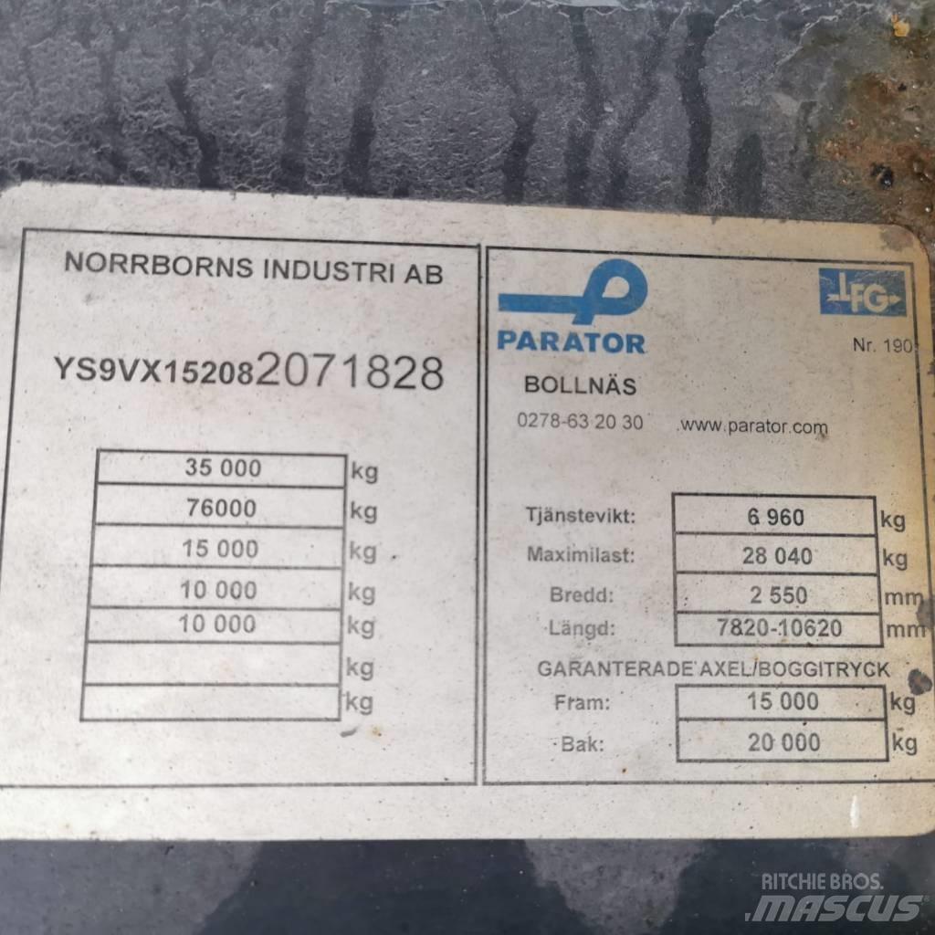 Parator VX 15-20 Причепи-фургони