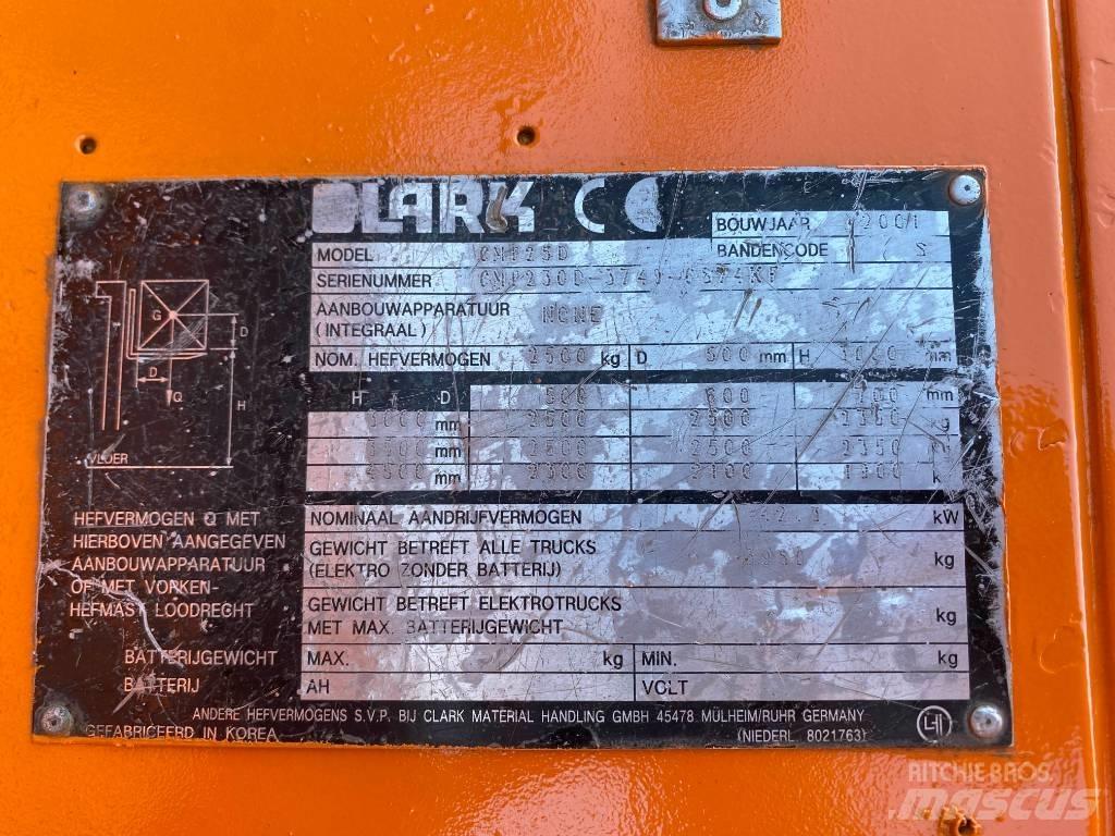 Clark CMP 25 Дизельні навантажувачі