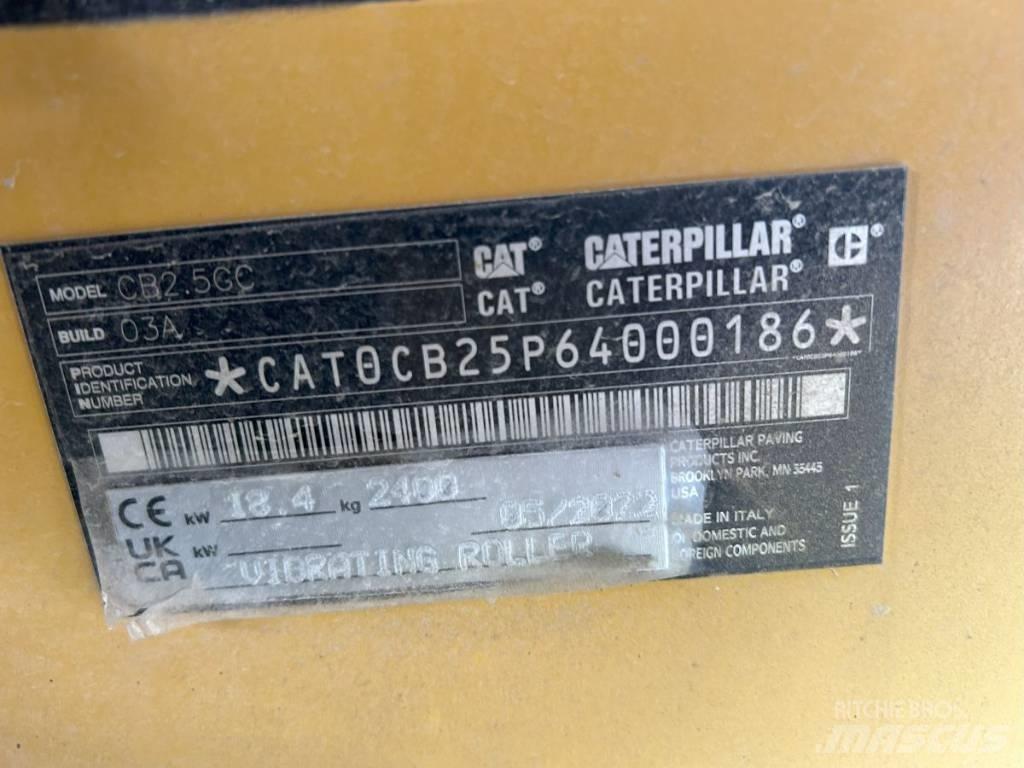 CAT CB 2.5GC Котки тротуарні